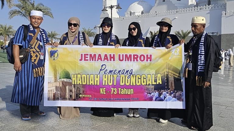 Pemenang Hadiah Umroh HUT Donggala ke 73 Tiba di Tanah Suci