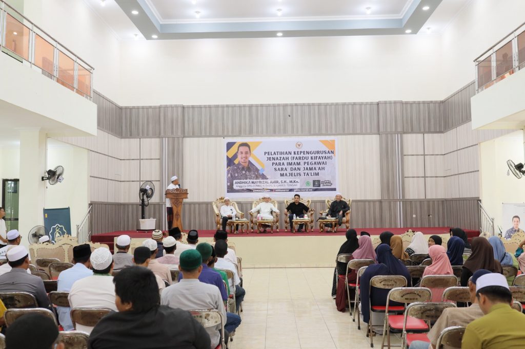 Bekali Imam dan Majelis Taklim, Andhika Amir Dorong Pelatihan Fardhu Kifayah di Sigi